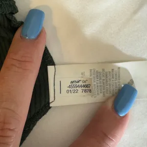 355 | Aerie Womens Small Ribbed‎ High Waisted Flare Lounge Pants Green thumbnail 6