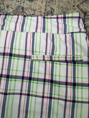 Lillie Green Scalloped Hem Plaid Skort Size S thumbnail 5