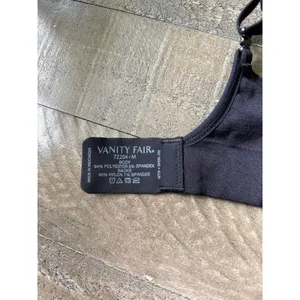 Vanity‎ Fair Women's Black Light Lines Bra Size Medium thumbnail 6