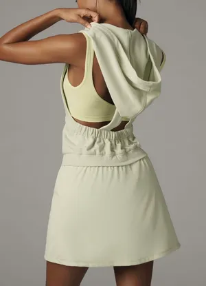 Anthropologie Daily Practice Leaflet Hooded Twofer Mini Dress, Size XS thumbnail 4