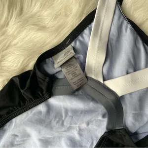 Athletic One Piece Swimsuit Black & White NWOT thumbnail 3