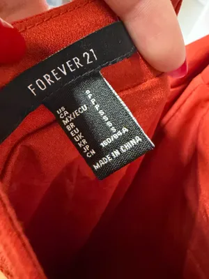 Forever 21 Orange Flowy Maxi Dress thumbnail 6