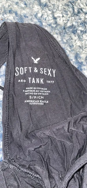 American Eagle Soft And Sexy Gray Tank thumbnail 3