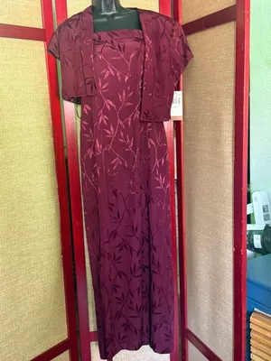 Vintage dress Purple Size 14 thumbnail 2