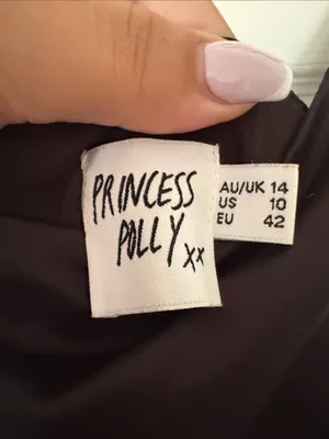 Princess Polly Maybelle Lace Maxi Dress Black Size 10 thumbnail 8