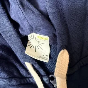 Offline by Aerie Navy Blue Zip Up Hoodie thumbnail 4