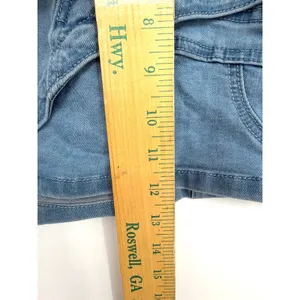 Akira Denim Mini Skirt Womens Large Blue Asymmetrical Streetwear Y2K‎ Urban Edgy thumbnail 9