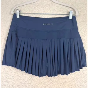 Gold Hinge Skort Womens XL Blue Athletic Tennis Golf Pickleball Pocket thumbnail 2