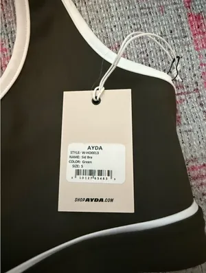 Ayda Sports Bra and Leggings Set Green thumbnail 6
