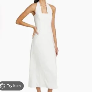 Reformation | NWT Women's White Halter Midi Smocked Bessi Cocktail Dress, Size 2 thumbnail 12