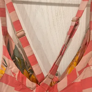 Final Price NWT For Love And Lemons Pink Floral & Stripe Tropical Dress thumbnail 9