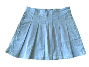 American Eagle Light Baby Blue Pastel Pleated Tennis Skirt Size 6 NWT thumbnail 1
