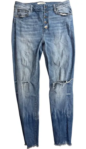 Pistola Aline High Rise Button Fly Distressed Skinny Jeans – Size 30 thumbnail 1
