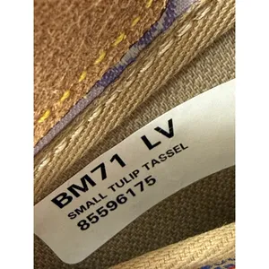 Dooney & Bourke Purple Small Tulip Tassel Polka‎ Dot Purse Handbag Chic Cute Y2K thumbnail 7