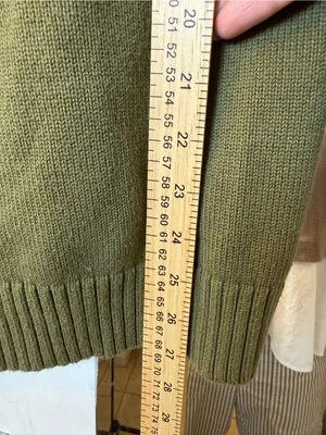 Talbots Olive Green Cowl Neck Sweater thumbnail 7