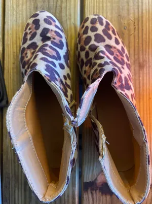 Never Worn Cheetah Booties Multi Size 7.5 thumbnail 2