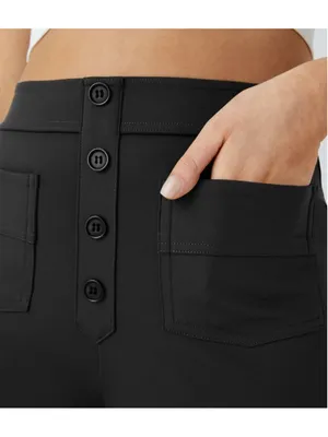 Halara DayStretch High Waisted Pockets Straight Leg Casual Women's Size XL Tall thumbnail 8