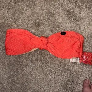 New Cotton On coral textured Bikini Top ban-do size s/m thumbnail 3