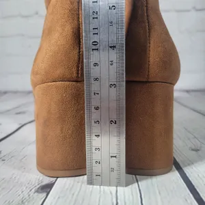 Nordstrom Rack Women's Tan Suede Block‎ Heel Knee High Boots Size 10M thumbnail 8