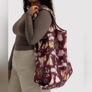 Big Baggu - Fancy Dogs - Large Reusable Tote - NWT thumbnail 2