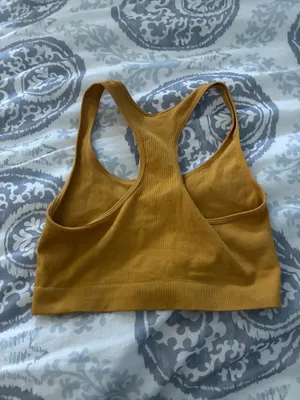 Top Forever 21 Yellow Crop thumbnail 2