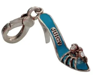 Juicy Couture Silver Blue Enamel Rhinestone Charm thumbnail 1