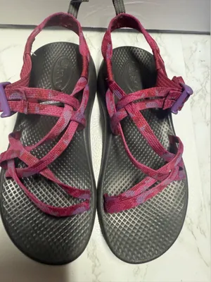 Chaco Women's Sandals‎ with Black and Pink Straps thumbnail 1