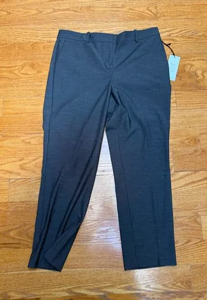 🙂Ann Taylor Dark Gray Dress Pants thumbnail 1