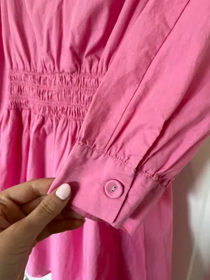 Pink Zara Shirt Dress thumbnail 4