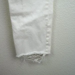 Levis 501 Distressed White High-Rise Jeans Size‎ W28 L30 Vintage Inspired thumbnail 5