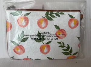 Thirty-One Rubie Mini Peach Paradise Pebble Pouch Wristlet‎ 8404AL290000 NEW thumbnail 1