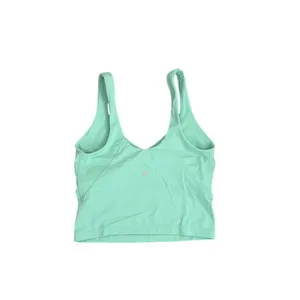 Lululemon Align Cropped Athletic V Neck Tank Top Wild Mint Size 2 thumbnail 3