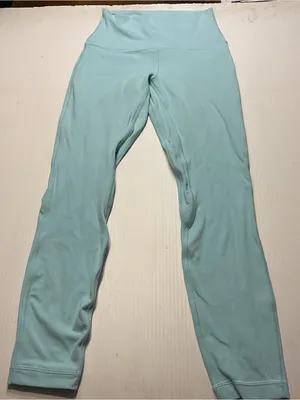 Lululemon Align High-Rise Pant 25" Icing Blue Leggings Sz 4 thumbnail 2