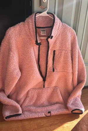 PINK Sherpa Half-Zip Victoria's Secret thumbnail 1