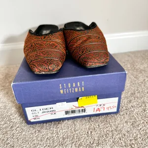 Stuart Weitzman Women's Jacquard Paisley Shoes thumbnail 6