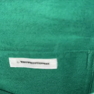 NWOT Anthropologie STRIPED RAFFIA SHOULDER BAG IN Green Small Size thumbnail 4