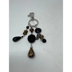 Miche Purse Charm Storm Black Gray Silver Key Chain thumbnail 4