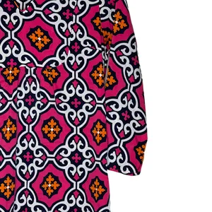 Buckhead Betties Geometric V-Neck 3/4 Sleeve Shift‎ Dress Multicolor Women Small thumbnail 4