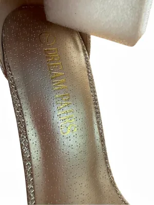 Dream Pairs Elegantee-N Women's Size 7 Silver Glitter Ankle Strap Stiletto Heels thumbnail 6