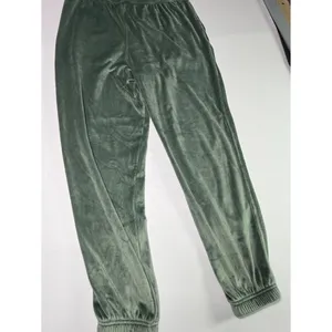 Yogalicious Lux Double Butter Hannah Velvet Velour Joggers in Sage Green Medium thumbnail 9