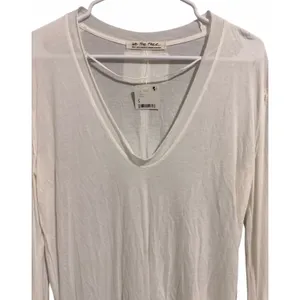 Free People We the Free Fresh & Clean Long Sleeve Top Ivory‎ Women's Size Small thumbnail 3