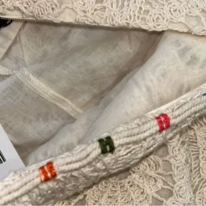 Zara Beige Crotchet Mini Dress(Size Small) thumbnail 9