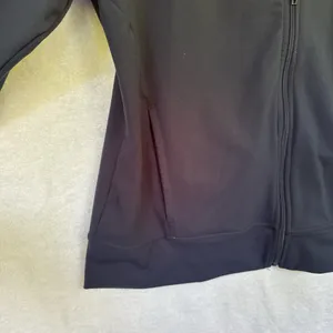 Athletic Works navy Bomber Jacket with Bright Stripes plus size thumbnail 4