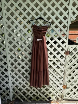 12th tribe strapless maxi dress thumbnail 4