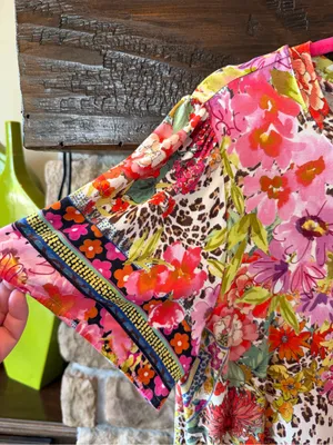 Johnny Was Wild Garden Puff Sleeve Top thumbnail 2