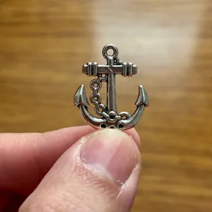 Anchor Charm Pendant #2 Silver thumbnail 2