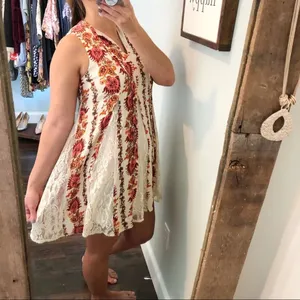 coco + jaimeson small floral lacy babydoll dress thumbnail 5
