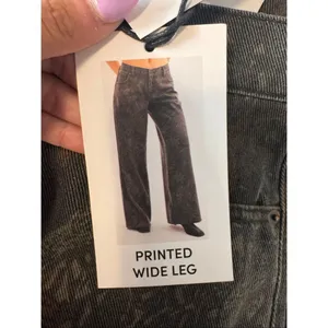 Refrain Los Angeles Printed Wide Leg Denim Pants Women’s Size 1/25 thumbnail 5