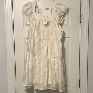 Entro Cream Midi Dress thumbnail 4