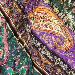 Zara Satin Paisley Printed Mini Dress Women’s Small thumbnail 4